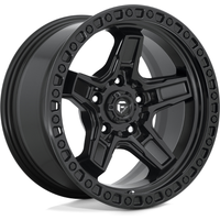 Roues Fuel D697 Kicker Noir Mat - 17x9 - Motif de boulon 5x127