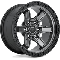 Fuel D698 Kicker Matte Gunmetal Black Wheel - 17x9 - 5x127 -12 Offset — Wheels & Rims