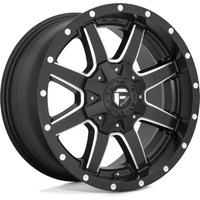 Fuel D538 Maverick Black Milled Wheels - 17x8.5 - 6x114.3 — Wheels & Rims