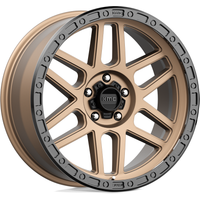 KMC KM544 Mesa Bronze avec Noir Jantes 17x9 6x139.7 — Roues et jantes