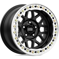 KMC Roue KM235 Grenade Crawl Beadlock Noir Satin 17x9 -38 Offset