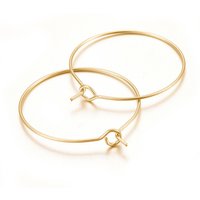Charms en acier inoxydable 316 pour verres à vin et crochets d'oreilles — Accessoires pour bijoux