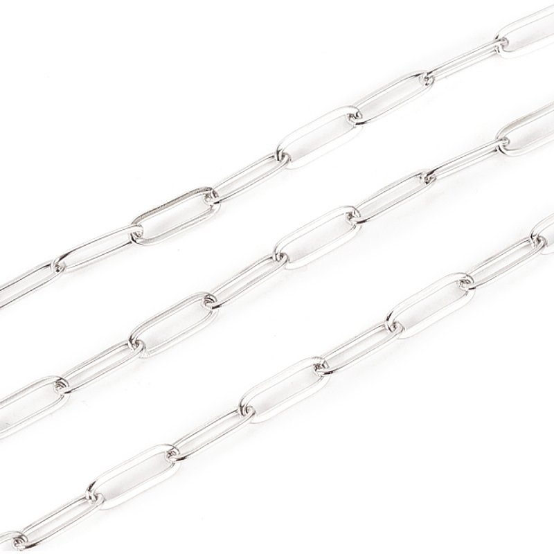 Chaînes en Acier Inoxydable 304, Soudées, Rouleau de 32,8 Pieds