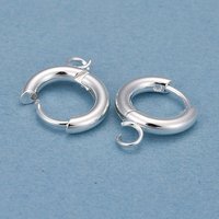 Trouvailles de Boucles d'Oreilles Huggie en Acier Inoxydable 201 avec Boucle — Accessoires pour bijoux