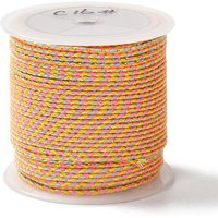 Corde en polycoton 4 brins avec fil doré pour projets de macramé, 1,5 mm — Chaînes, fils et cordons