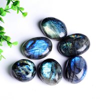 Cabochons de Labradorite Naturelle, Ovale Irrégulier, 20-30mm