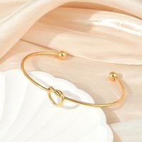Bracelets en Acier Inoxydable 304 avec Nœud pour Femmes