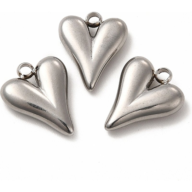 Pendentif en Acier Inoxydable 304 en Forme de Cœur — Breloques et pendentifs
