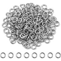304 Stainless Steel Open Jump Rings, 4x0.8mm, 20 Gauge — Jewelry Findings