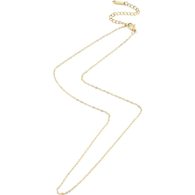 Collier en chaîne en acier inoxydable 304 avec placage ionique, 15,87 pouces — Collier pendentif