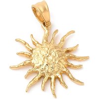 Ion Plating 304 Stainless Steel Sun Charm Pendant — Charms & Pendants