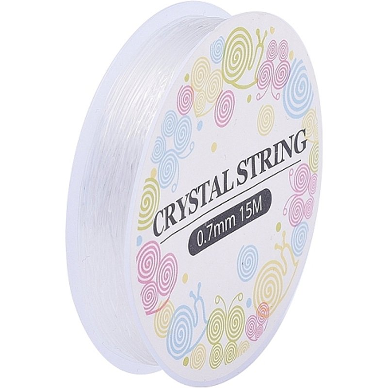 Elastic Crystal Thread Stretchy String Bead Cord 0.7mm 16.4 yards