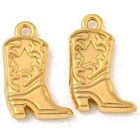 Pendentif en Acier Inoxydable 304 avec Charm de Bottes et Étoile — Breloques et pendentifs
