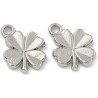Charms Trèfle en Acier Inoxydable 304, Non-Tarnish, 9.5mm — Breloques et pendentifs