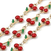 Ion Plating 304 Stainless Steel Enamel Cherry Link Chains — Chains, Wire & Cord