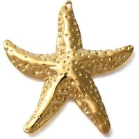 Pendentif Étoile de Mer en Acier Inoxydable 304 avec Plaquage Ionique — Breloques et pendentifs