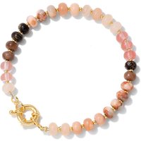 Bracelet Élastique en Perles de Gemmes Mixtes pour Femmes, 7-7/8 pouces