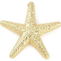 Pendentif en laiton étoile de mer Rack Plating, plaqué or 18K — Breloques et pendentifs