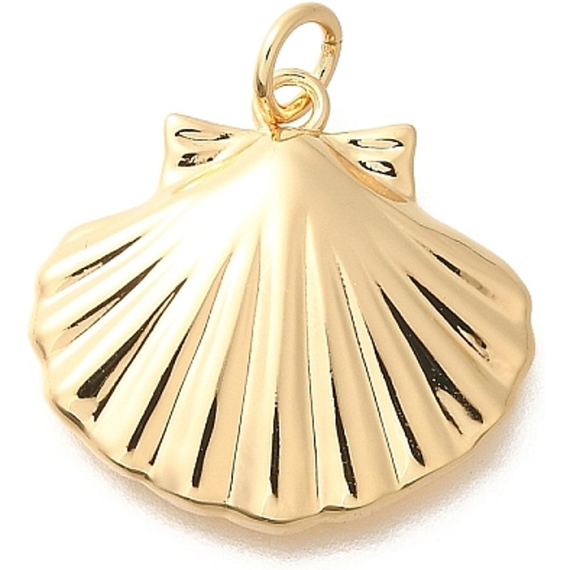 Charms en laiton Rack Plating avec plaquage en or 18K — Breloques et pendentifs