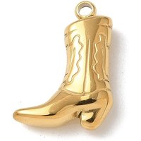 Charms de bottes en acier inoxydable 304 avec plaquage en or 14K — Breloques et pendentifs