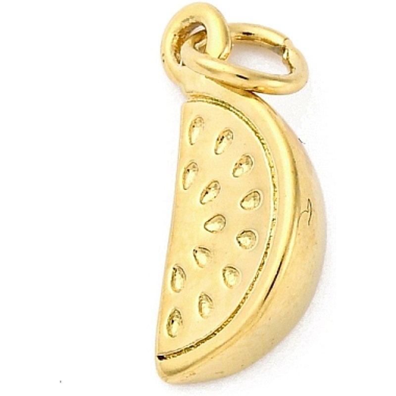 Pendentif en Acier Inoxydable 304 Charm Pastèque avec Anneau de Saut — Breloques et pendentifs