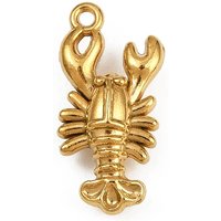 Ocean Theme 304 Stainless Steel Lobster Pendants