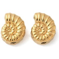 304 Stainless Steel Beads with Ion Plating, 9.5x7.5x4mm