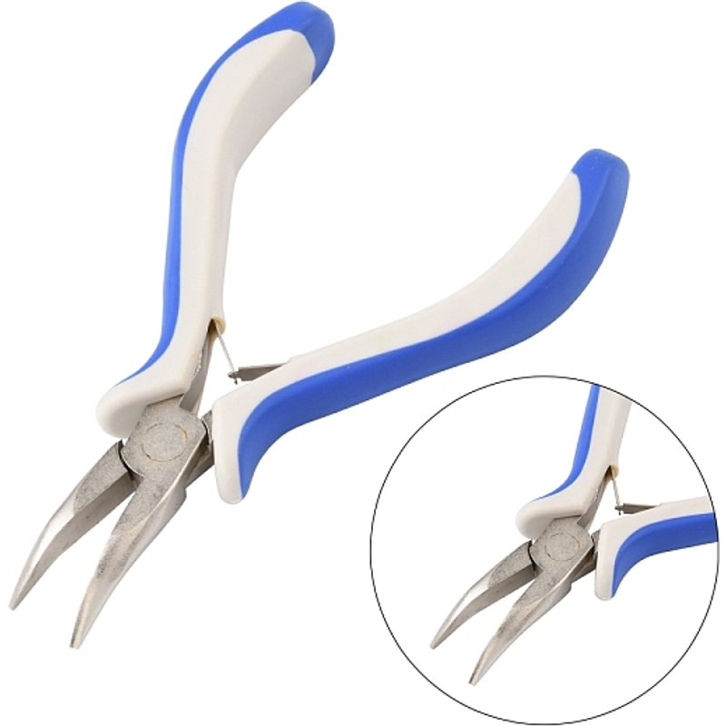 Pinces à Nez Courbé en Acier au Carbone pour la Fabrication de Bijoux — Outils de création de bijoux
