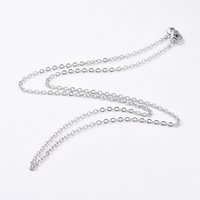 Collier en chaîne pour femmes en acier inoxydable 304, 17,7 pouces — Collier pendentif