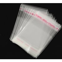 OPP Cellophane Bags for Small Jewelry Storage, Clear, 6x4cm