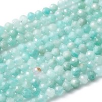 Natural Amazonite Bead Strands, 3mm, 0.8mm Hole, 118-130pcs — Jewelry Beads