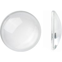 Cabochons en verre clair pour la création de bijoux - 29,5-30mm — Pierres précieuses en vrac