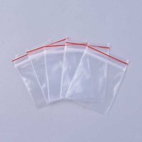 Plastic Zip Lock Bags, Resealable Clear Packaging Bags, 4x3cm