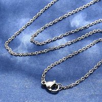 Collier en chaîne en acier inoxydable 304 résistant à l'oxydation de 17,7 pouces — Collier pendentif