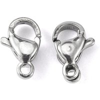 304 Stainless Steel Lobster Claw Clasps, Parrot Trigger Clasps — Jewelry Findings