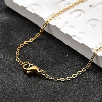 Ion Plating 304 Stainless Steel Cable Chain Necklace 18 Inch — Pendant Necklace