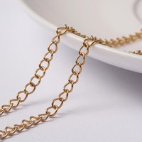 PVD Vacuum Plating 304 Stainless Steel Curb Chains with Spool — Chains, Wire & Cord