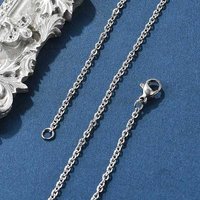 Collier Pendentif en Acier Inoxydable 304 Non-Oxydable avec Fermoir Mousqueton — Collier pendentif