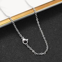 Collier Pendentif en Acier Inoxydable 304 Non-Oxydable avec Fermoir Mousqueton — Collier pendentif