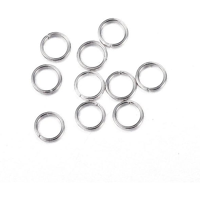 304 Stainless Steel Tarnish Resistant Open Jump Rings, 26 Gauge — Jewelry Findings