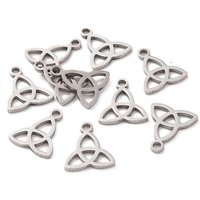 Charms en Acier Inoxydable 304 - Noeud Trinité Irlandais — Breloques et pendentifs