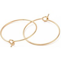 Trouvailles de Boucles d'Oreilles en Acier Inoxydable 316L avec Plaquage Ionique