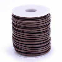 Hollow Pipe PVC Tubular Synthetic Rubber Cord on Plastic Spool