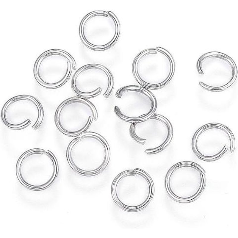 Anneaux Brisés Ouverts en Acier Inoxydable 304 Résistants à l'Oxyde, 18 Gauge — Accessoires pour bijoux