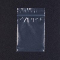 Plastic Zip Lock Resealable Bags, 100pcs, 6x4cm, White