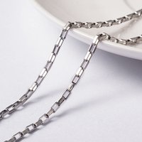 304 Stainless Steel Venetian Box Chains with Spool, 32.8 Feet — Chains, Wire & Cord