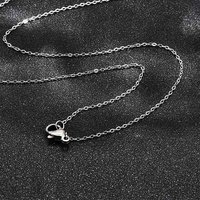 Collier en Chaîne en Acier Inoxydable 304, Non-Tarnissant, 17.7 pouces — Collier pendentif