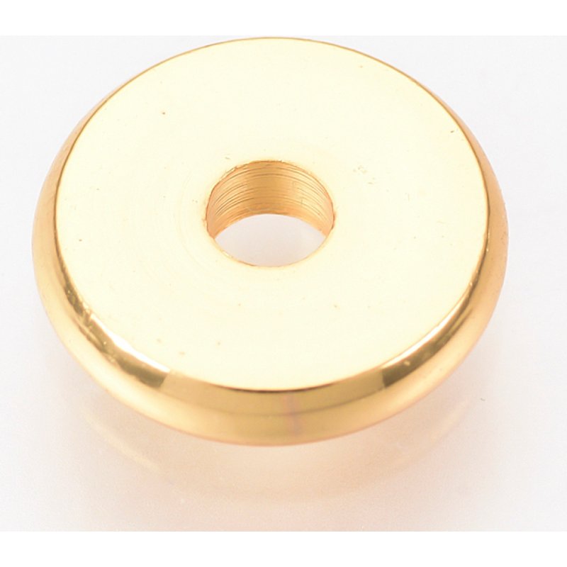 Perles Intercalaires en Laiton, Disque, Plaqué Or 18K, 6x1.2mm — Perles à bijoux