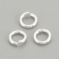 925 Sterling Silver Open Jump Rings, 4x0.7mm, 2mm Inner Diameter — Jewelry Findings