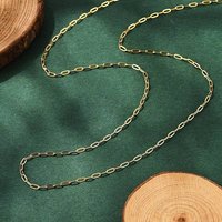 Collier en Chaîne en Acier Inoxydable 304 avec Fermoir à Mousqueton — Collier pendentif